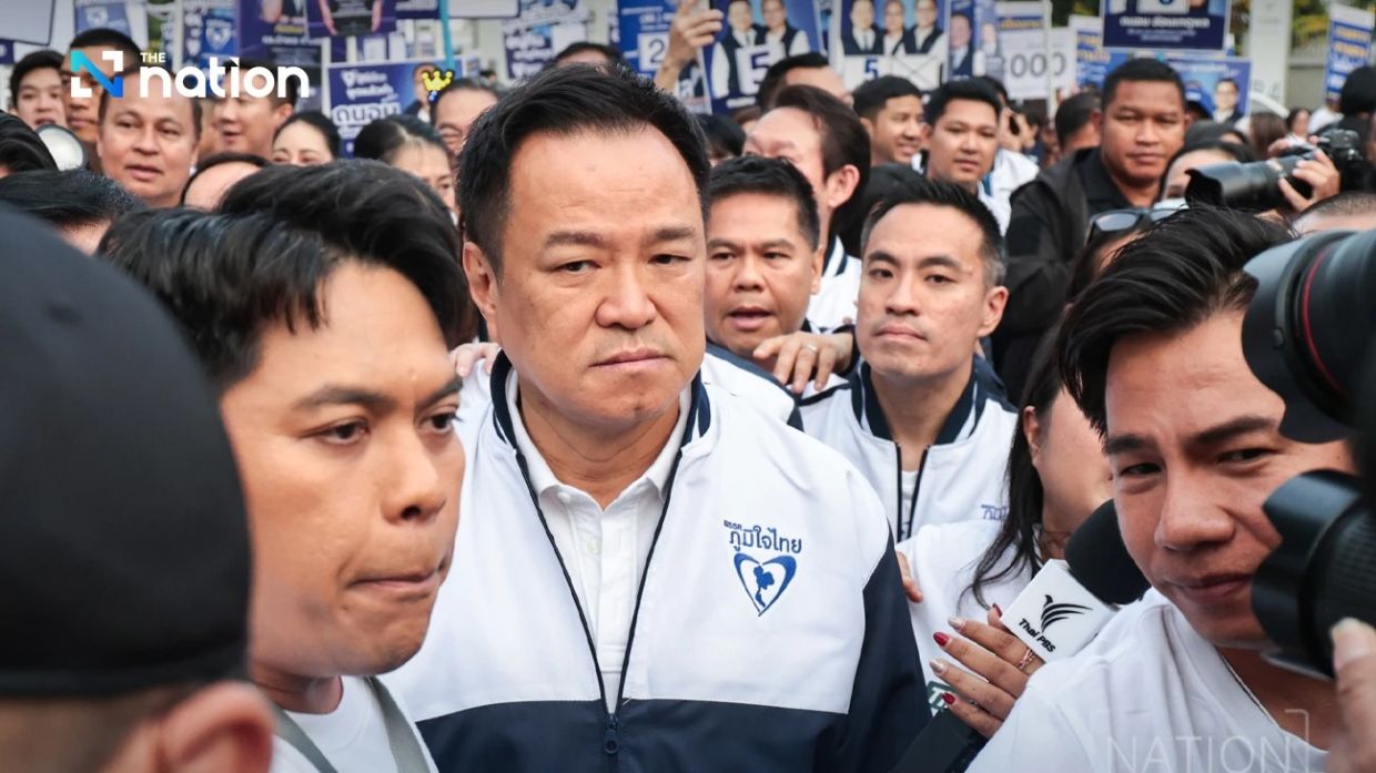 Anutin says Bhumjaithai party will not touch on lese-majeste law, to decide on coalition partner only after polls