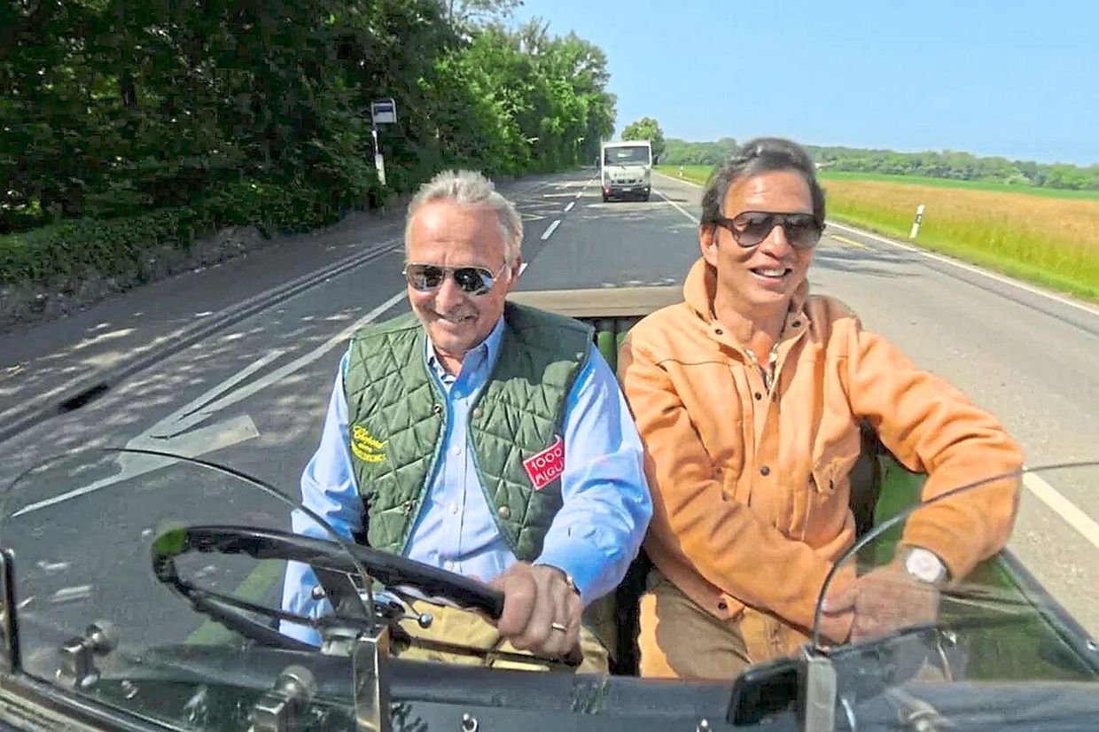 Wei Koh (right) with Chopard president Karl-Friedrich Scheufele in a still from the show. — Photos: Revolution/Refinery Media