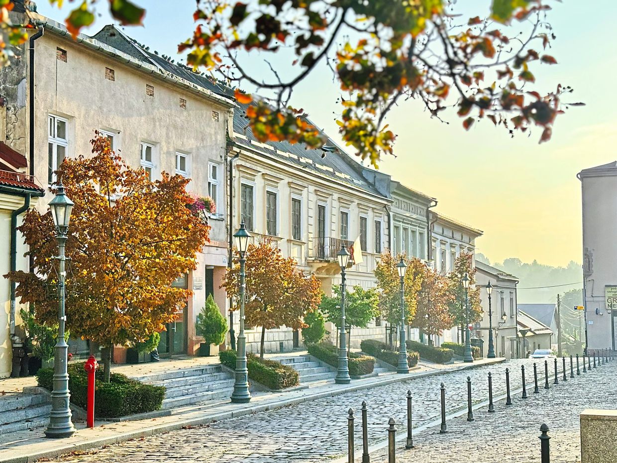 Embark on a leisurely walk at Wieliczka town.