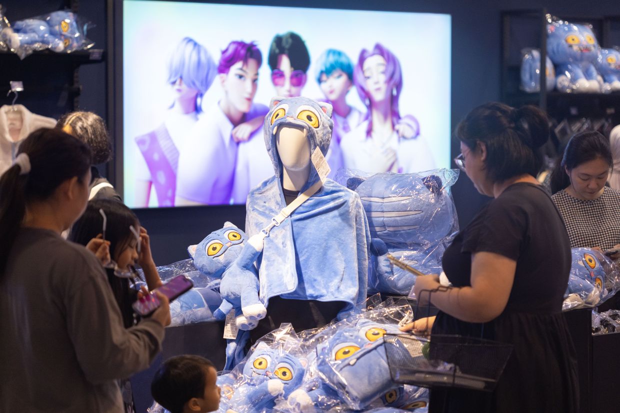 There's a wide range of Derpy merchandise at the pop-up. Photo: Handout