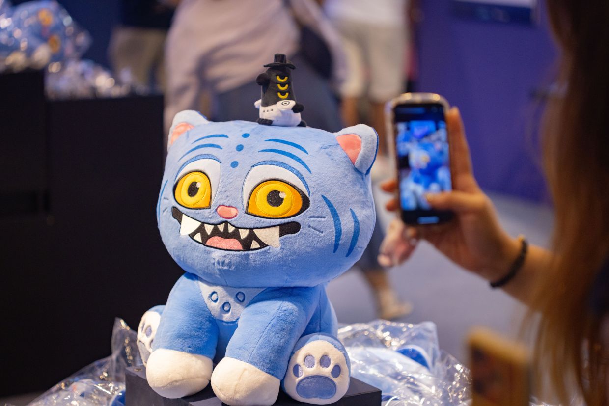 Derpy's plushie is one of the crowd favourite at the pop-up. Photo: Handout