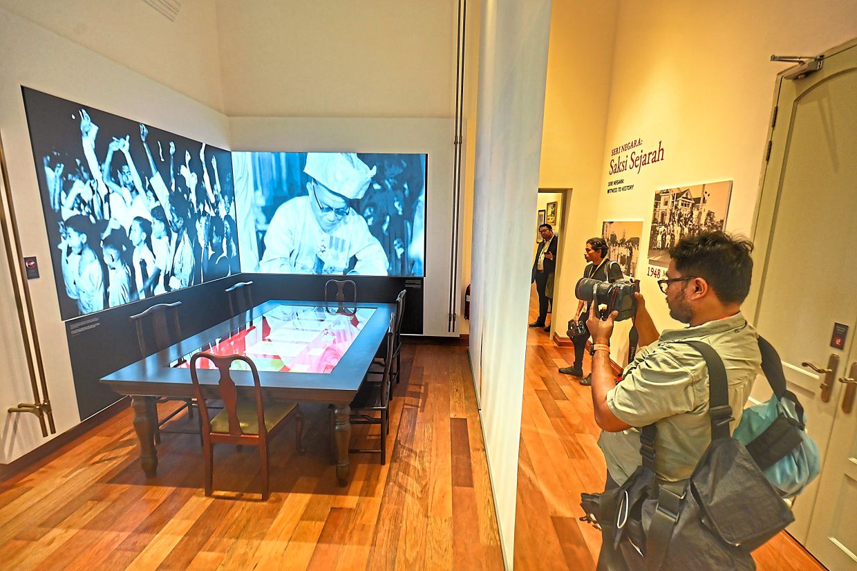 Seri Negara was where the 1957 Federation of Malaya Independence Agreement was signed. Photo: The Star/Raja Faisal Hishan