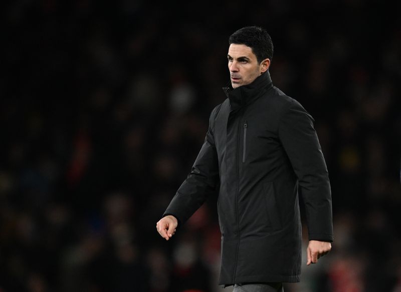 Soccer-Arteta wants to turn 'cruel' loss into motivation ahead of Villa rematch