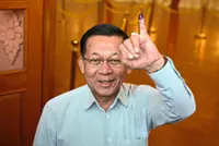 Junta chief defends record, denies eyeing presidency