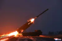 North Korea's Kim Jong Un oversees cruise missile launching drill