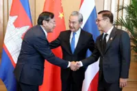 Top diplomats of China, Cambodia and Thailand meet as Beijing seeks stronger role in dispute