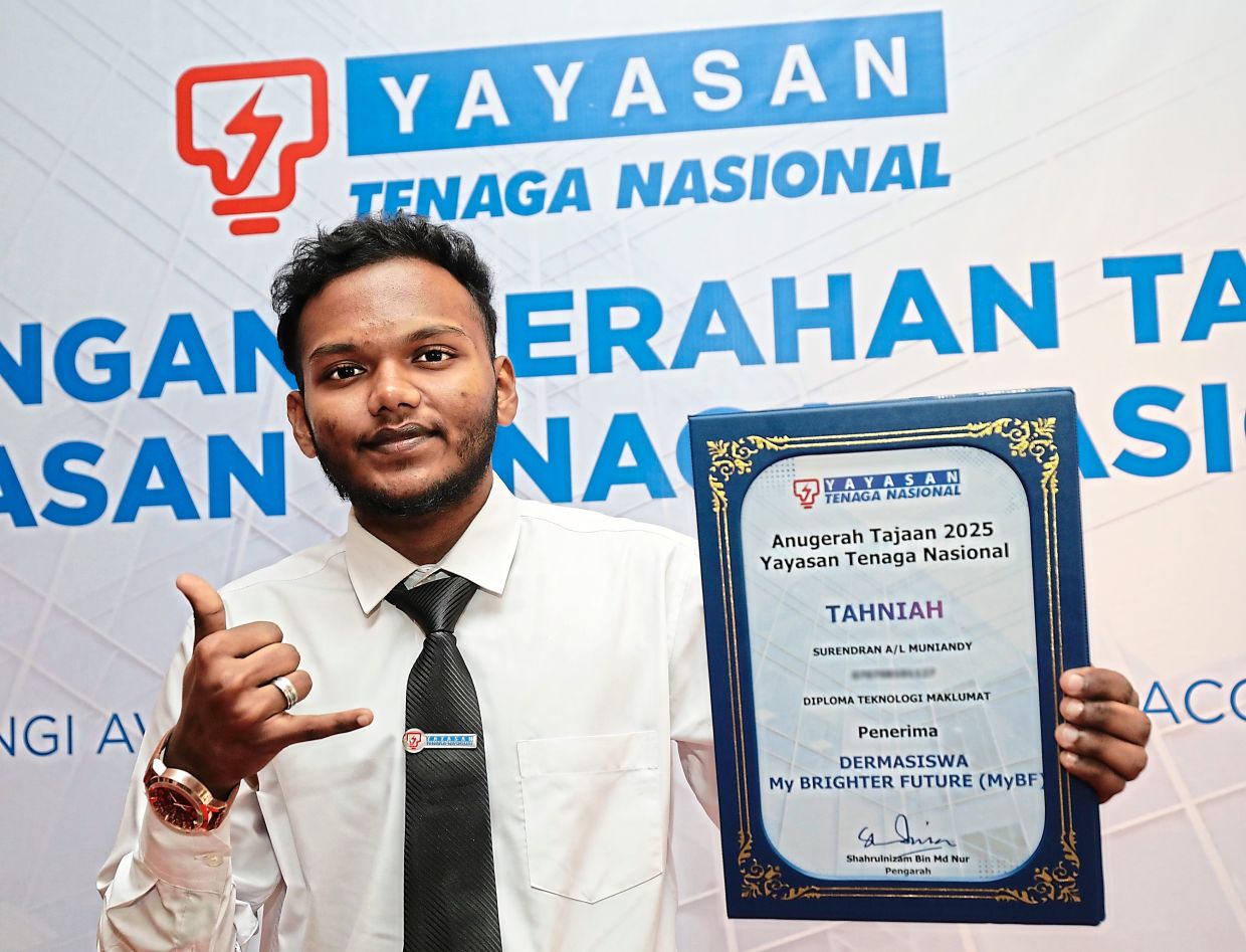 With the MyBF Sponsorship, Surendran can study without adding financial strain on his parents.