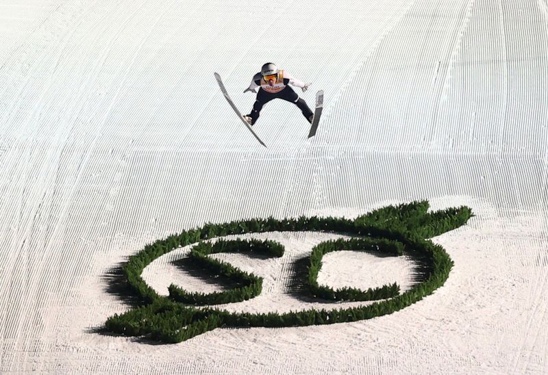 Ski Jumping- Slovenia's Prevc sets pace in Four Hills with Oberstdorf victory