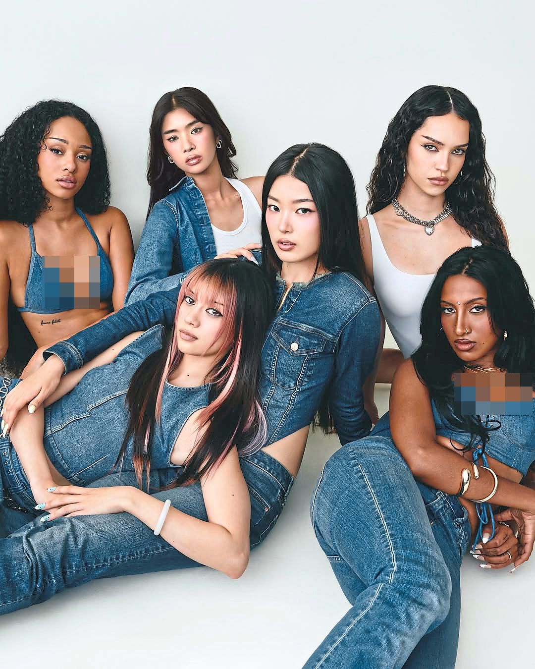 Newbie girl group Katseye makes waves in Gap’s Autumn/Winter denim campaign. Photo: Instagram/Gap