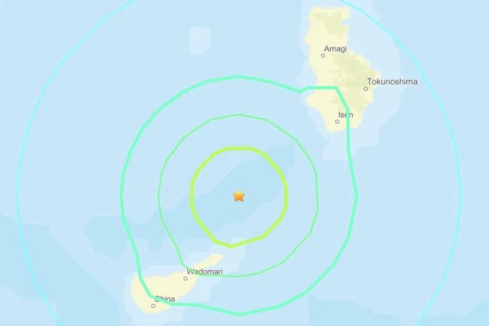 5.6-magnitude earthquake strikes off Japan’s Tokara Islands; no tsunami expected