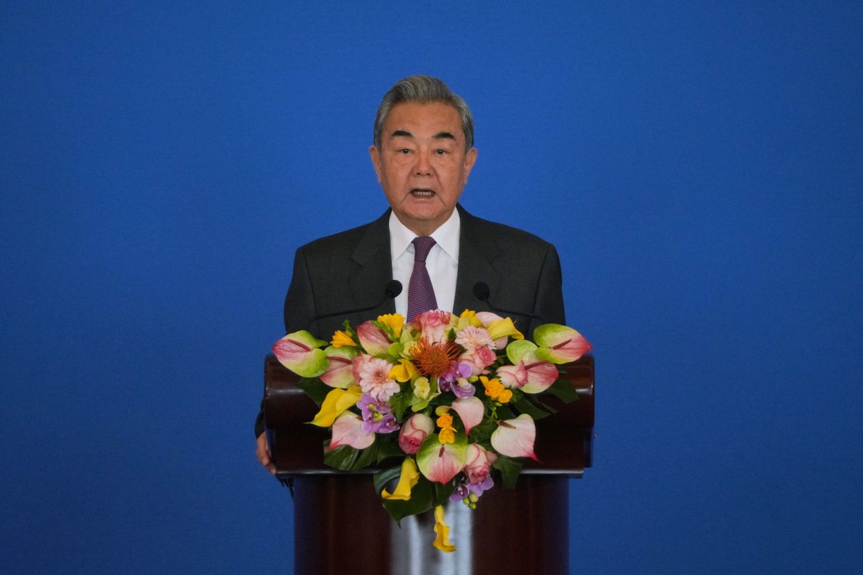 China Foreign Minister preaches stability, vows to counter arming Taiwan