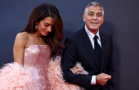 George Clooney, his wife Amal and children become French
