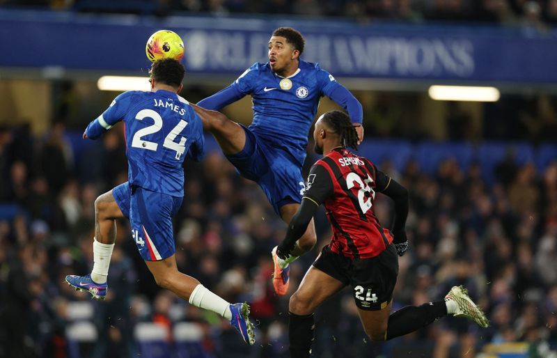Soccer-Chelsea drop more points at home in 2-2 draw with Bournemouth