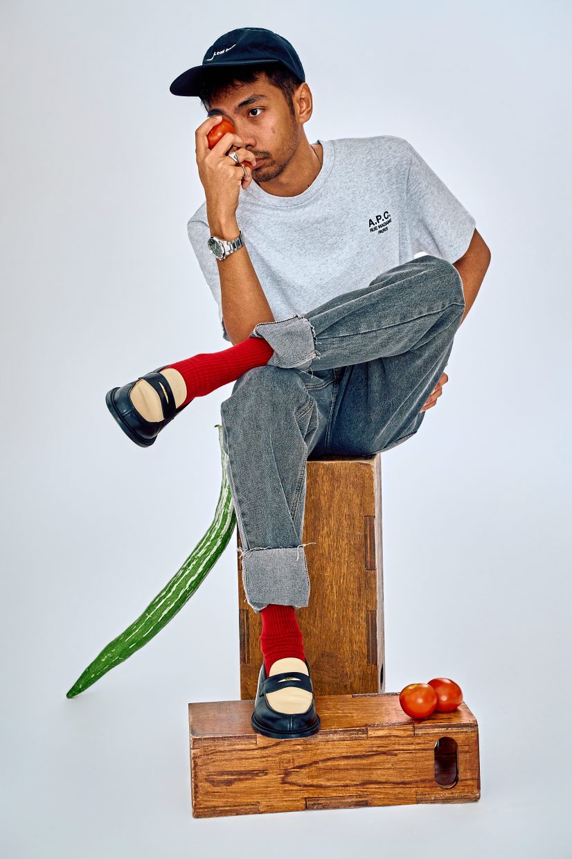 Running his own design studio, Daniel Hazeq views the clothes he wears as an extension of his professional world. Photo: Daniel Hazeq