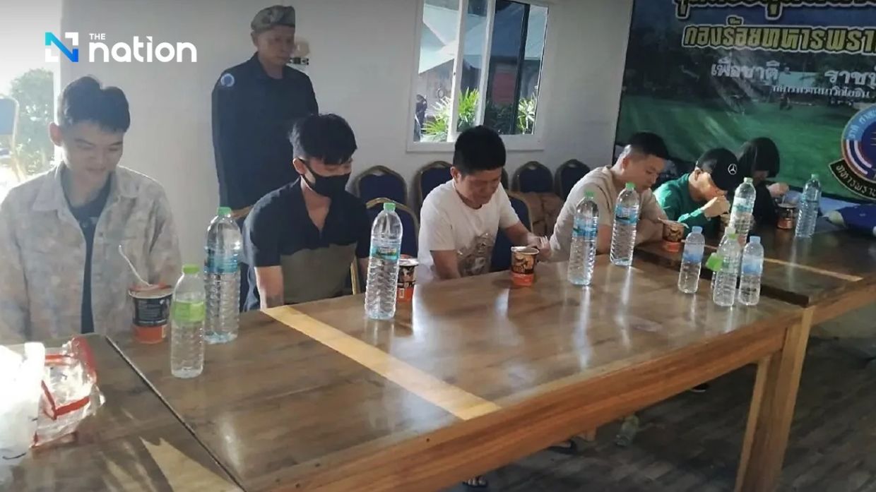 Thai navy arrests six Chinese nationals trying to cross into Cambodia