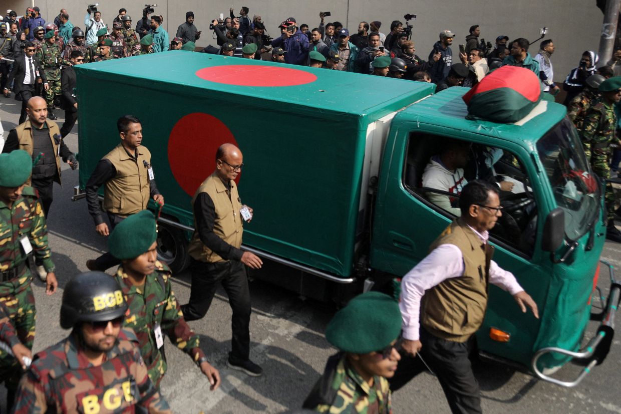Bangladesh mourns ex-PM Khaleda Zia with state funeral