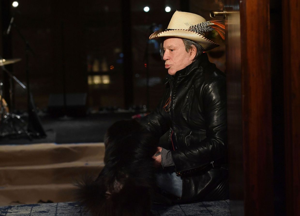 Actor Mickey Rourke faces eviction from LA home over RM240K in unpaid rent