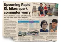 ‘Rapid KL fare hikes support system sustainability’