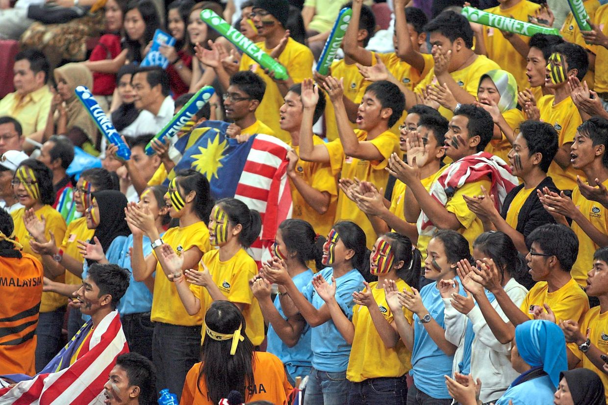 Malaysians never fail to show up in full force to support our national badminton squad.