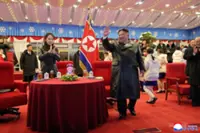North Korea's Kim Jong Un attends New Year celebrations with daughter