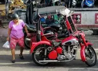 Vintage motorised rickshaws keep urban heritage alive in Indonesia's Pematangsiantar city