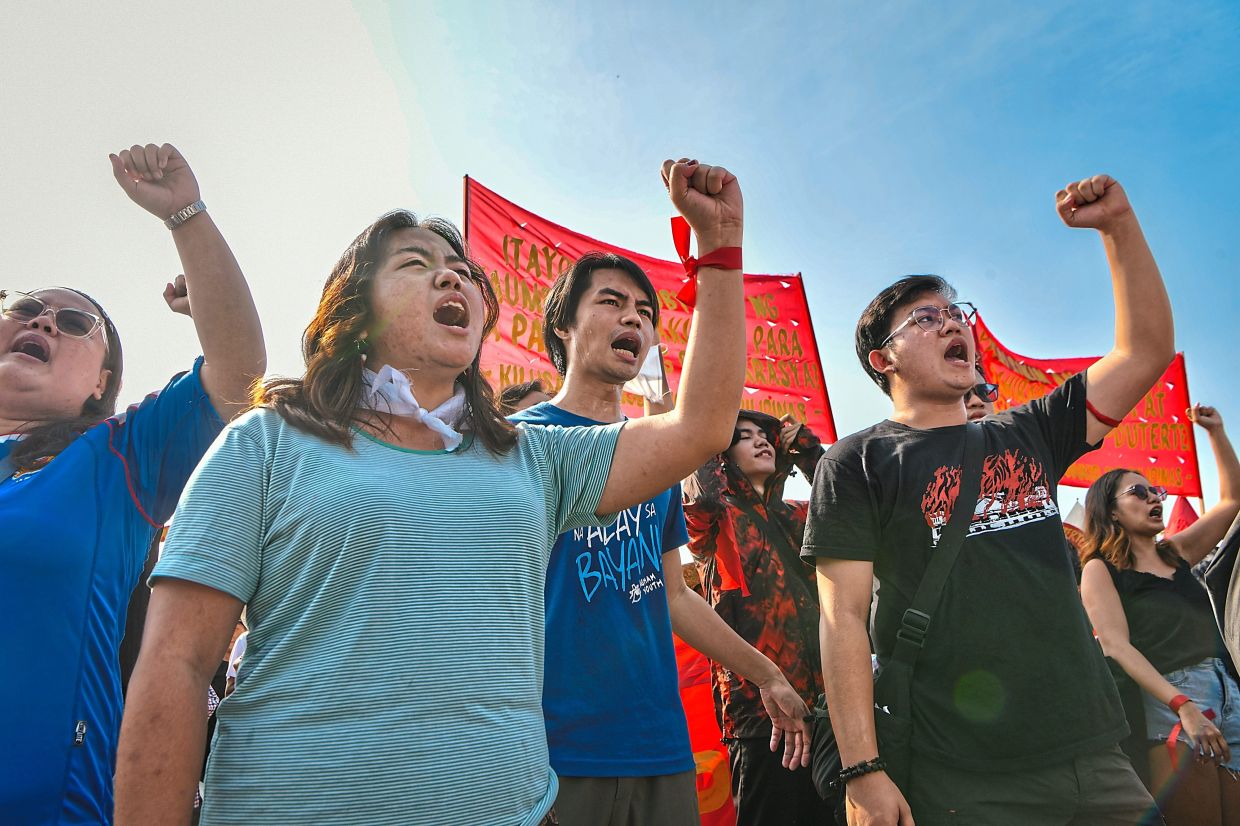 An anti-corruption rally in Manila, the Philippines. — Jes Aznar/The New York Times