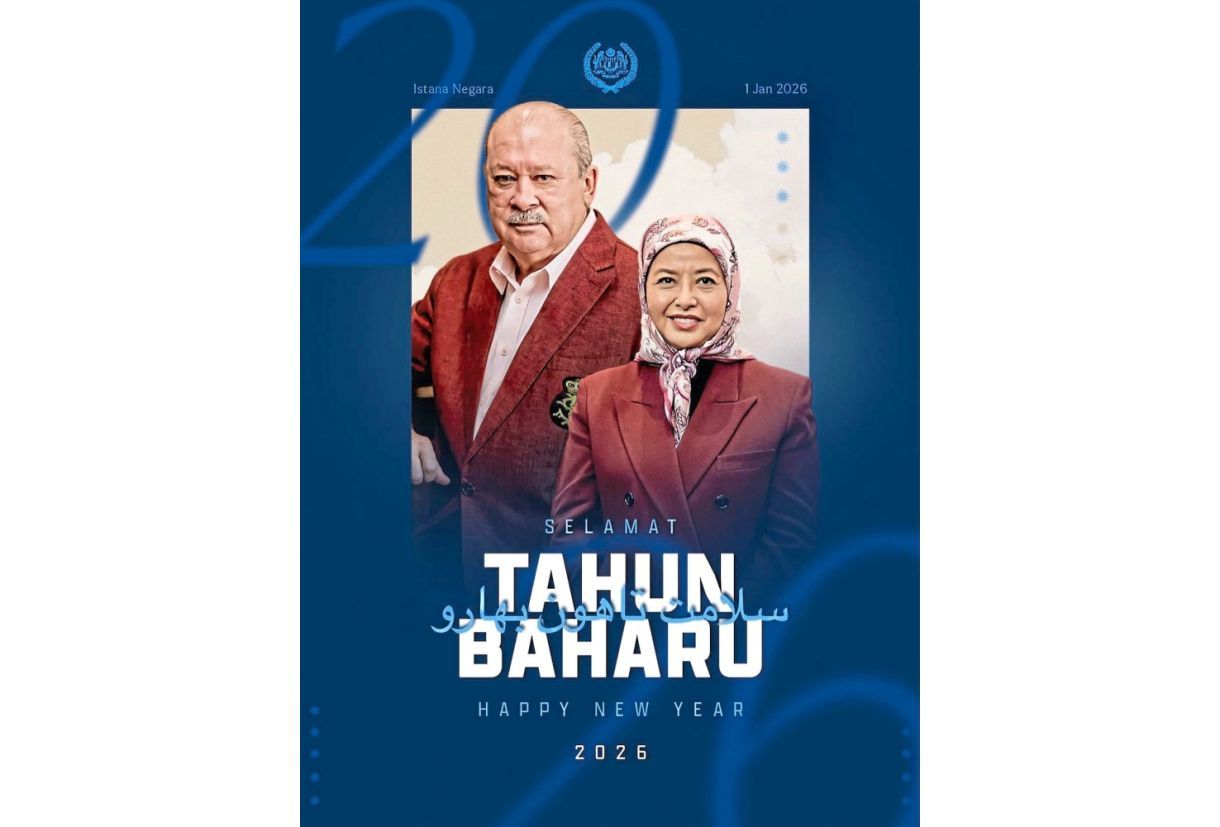 Malezijski in tajski kraljevi par ob novem letu 2026 prebivalcem namenila praznična voščila