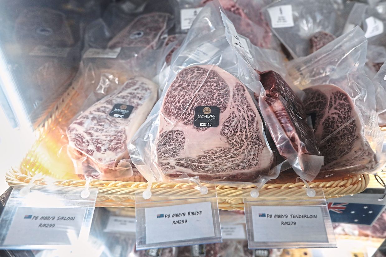 According to Thang, diners at high-end restaurants prefer to spend their money on premium cuts like sirloin and ribeye, as opposed to cheaper cuts that are more affordable. — Filepic