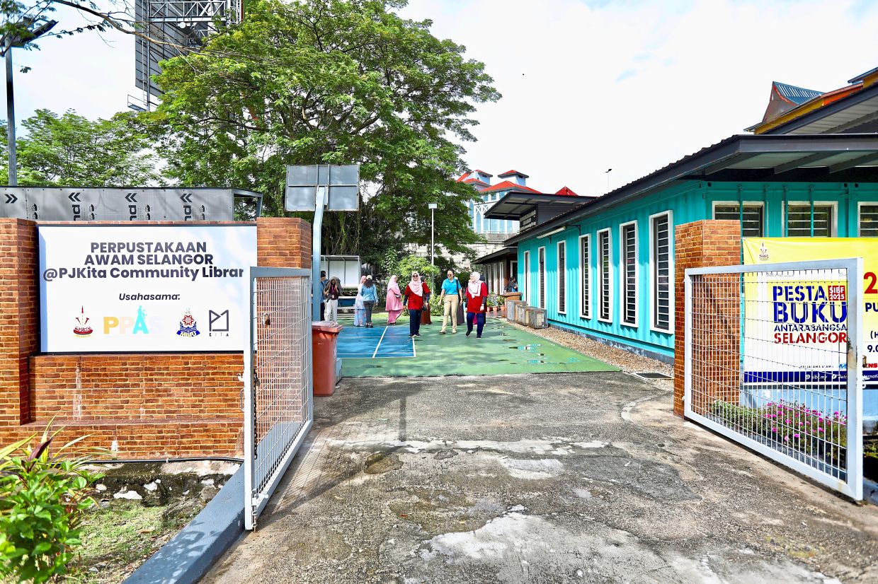 The PJKita Community Library has become a second home for kids who live nearby.