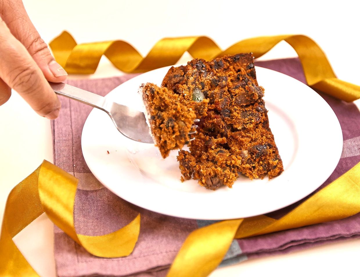 The fruit-filled rich fruit cake is the perfect way to close off the Christmas season.