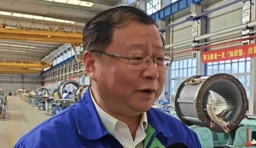 Fu being interviewed by the media. Work colleagues describe him as being “full of love and childlike innocence”. - Photo: QQ.com