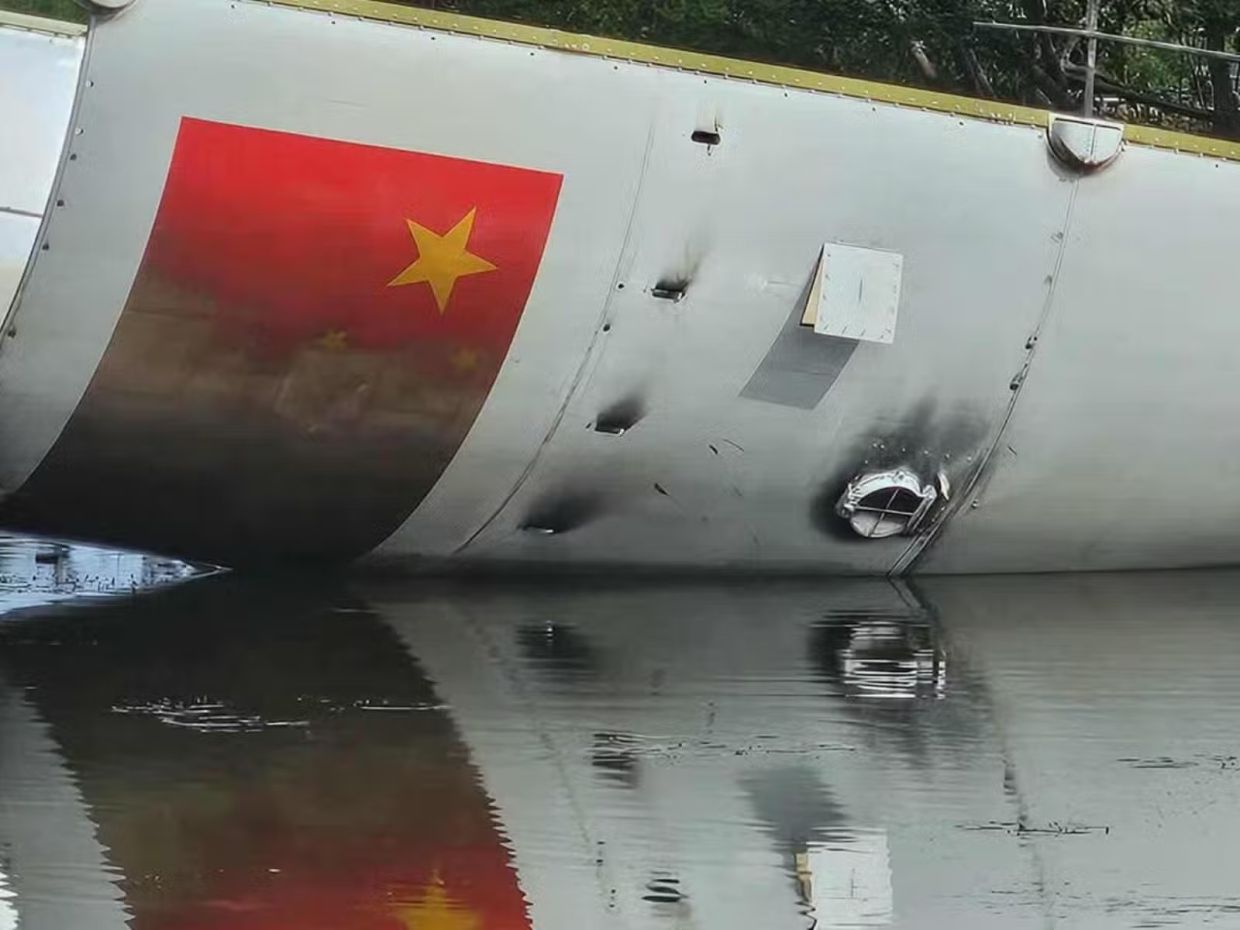 Alleged rocket debris with Chinese flag found off Sulu – Philippine Coast Guard