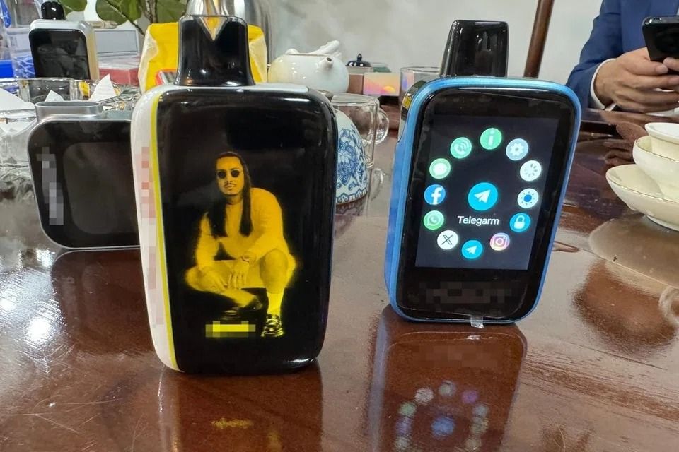 Vape sellers targeting the young with devices that can play music, games