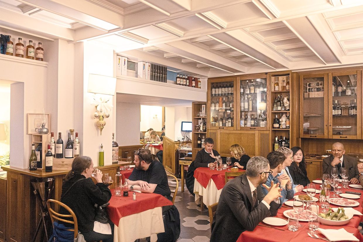 Hostaria da Pietro is now one of Park’s favourite restaurants.
