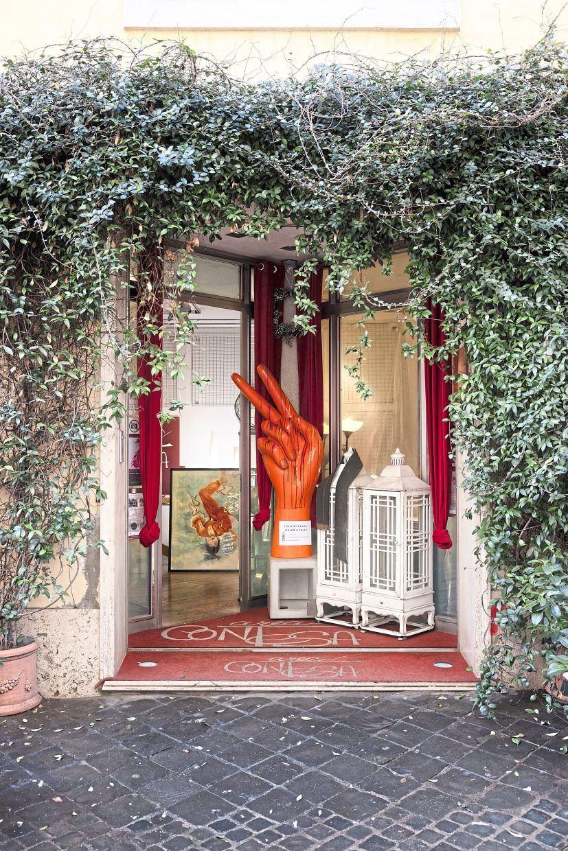 An antique shop along Via Margutta.