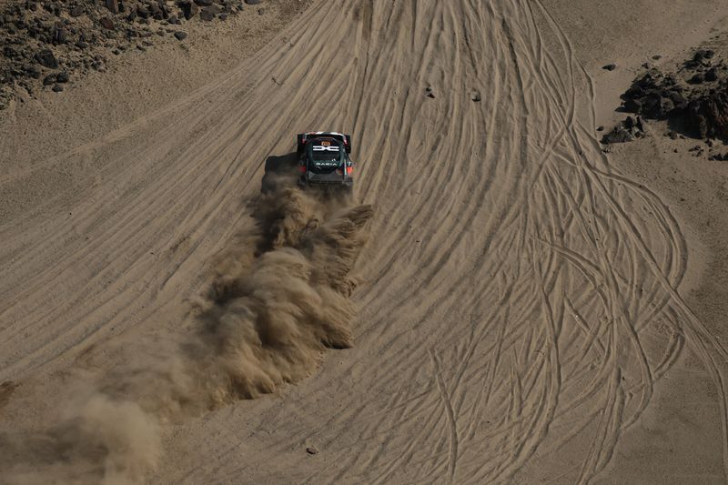 Rallying-High five for Toyota but Al-Attiyah leads after Dakar second stage