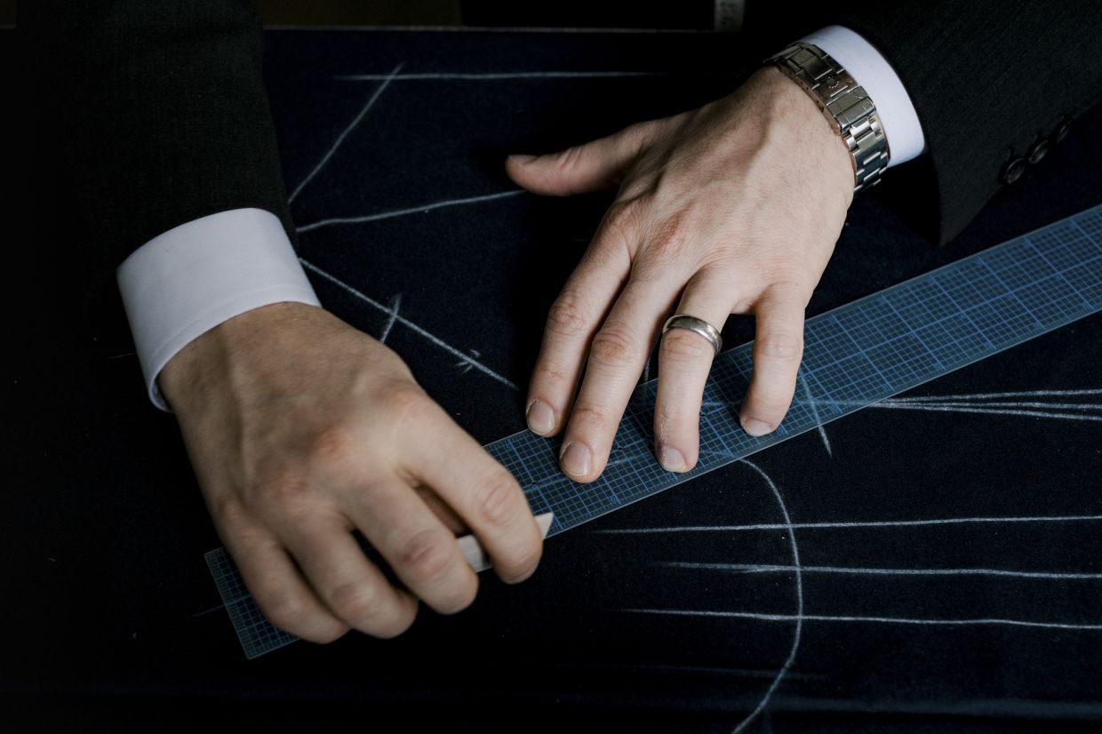 These hands tailor suits for film stars – and even fashion designer Marc Jacobs