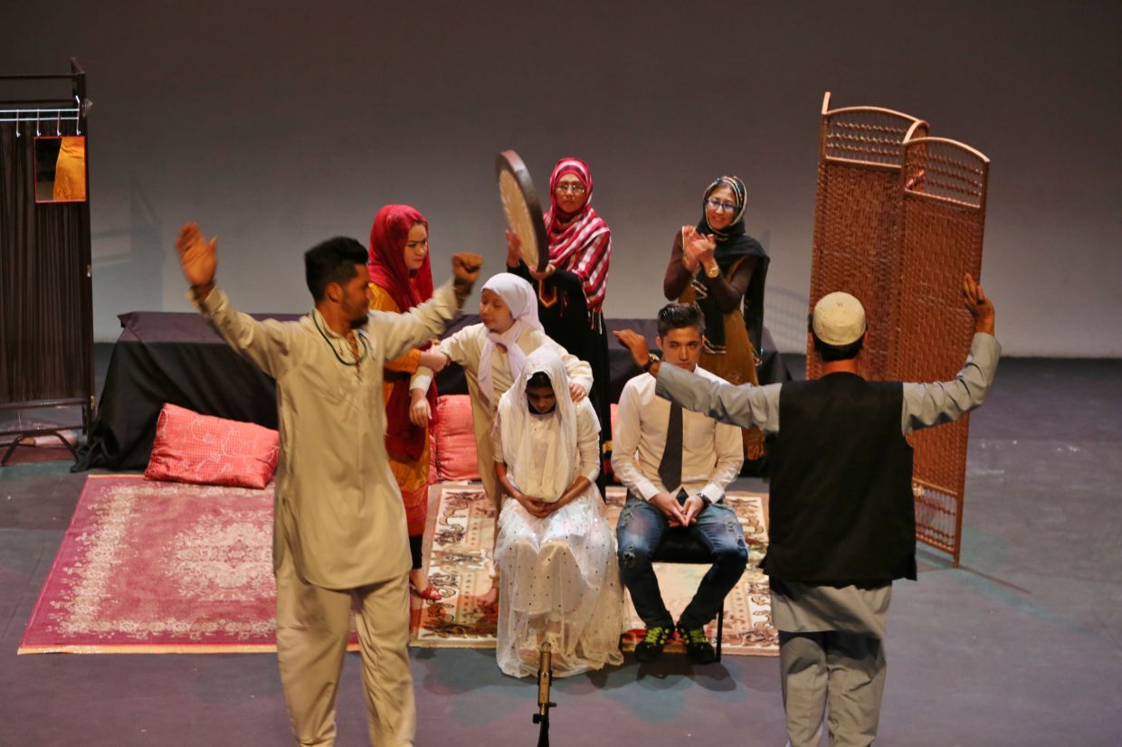 A scene from 'Screaming In Silence', directed by Saleh Sepas, one of Parastoo Theatre’s notable productions. Photo: Handout
