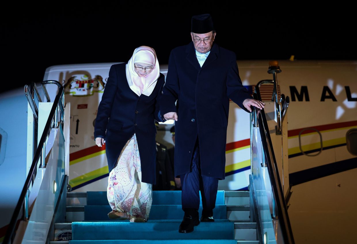 Anwar arrives in Türkiye for three-day official visit