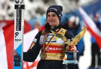 Ski jumping-Prevc wins overall Four Hills despite loss to Tschofenig in final leg