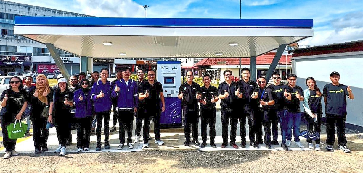 Sibu gets EV fast-charging station