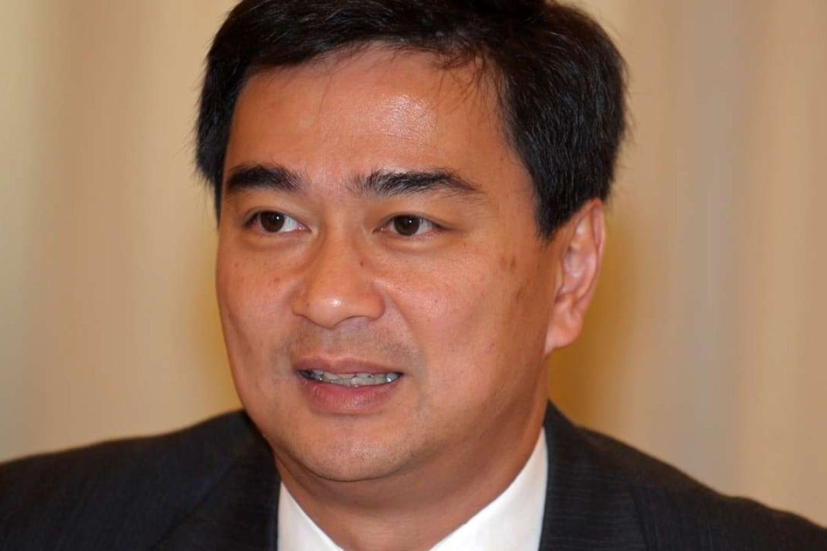 Democrat Party leader Abhisit Vejjajiva is seeking a comeback after resigning in 2019. - Bloomberg