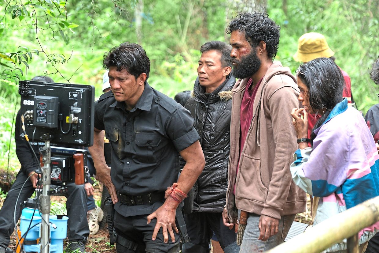 Iko Uwais (left) says being a director means stepping out of his comfort zone. Photos: Handout 