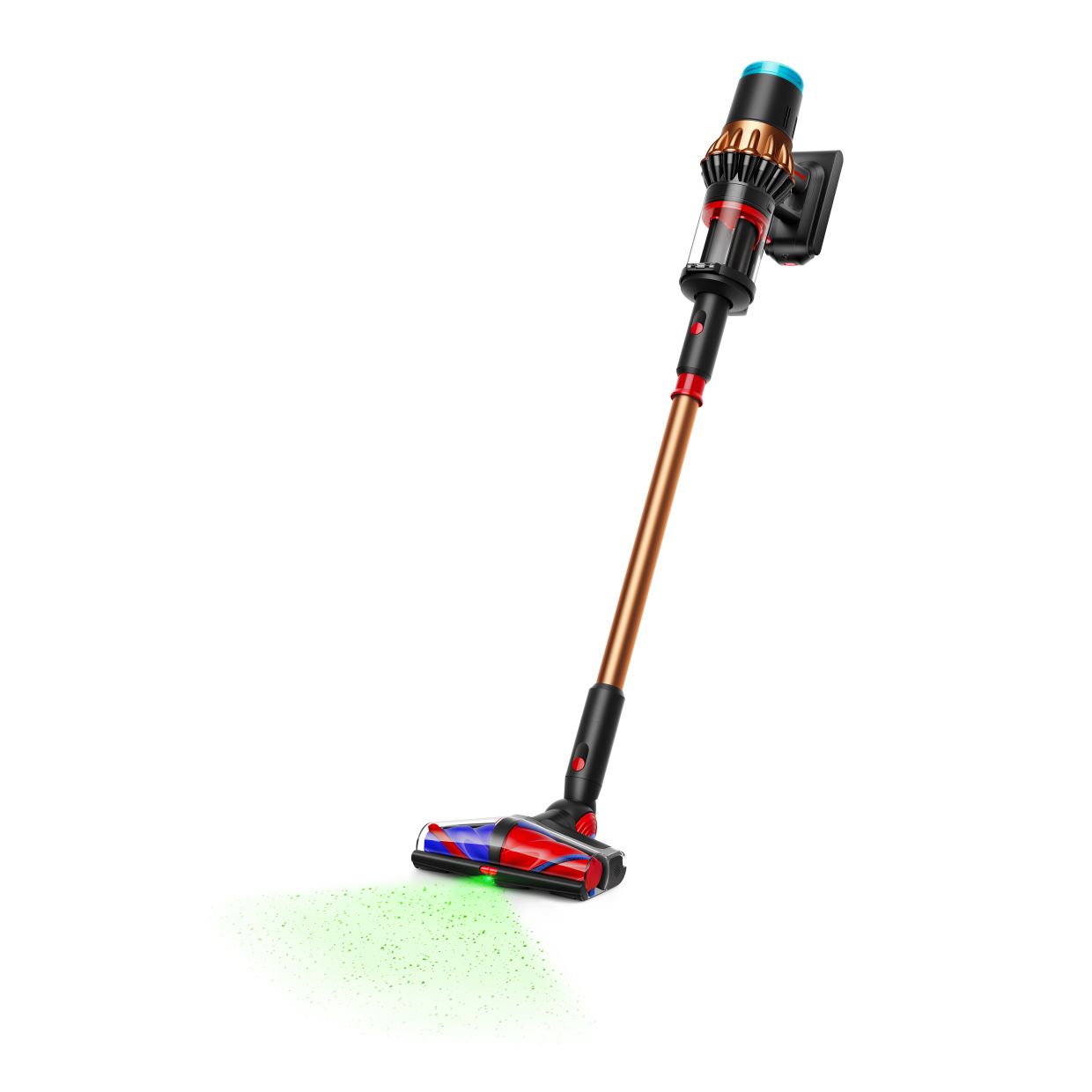 The Dyson V16 Piston Animal cordless vacuum captures microscopic dust and allergens from carpets, sofas and floors.