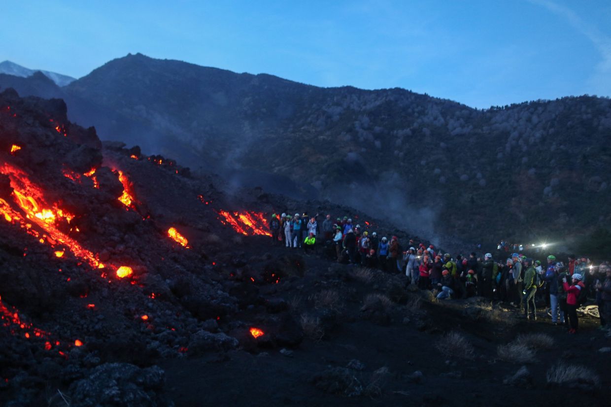 Europe’s most active volcano erupts; tour guides told to stay away