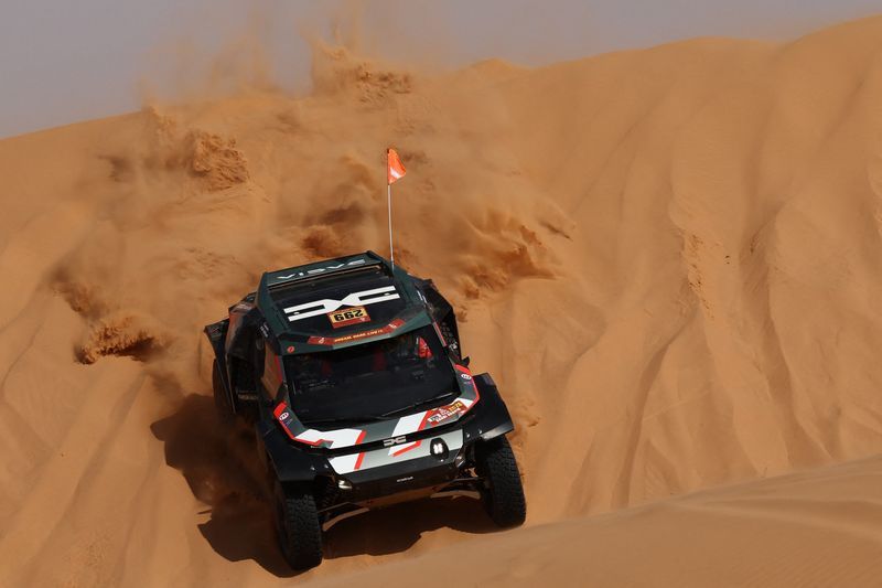 Rallying-Qatar's Al-Attiyah wins stage six for Dacia, retakes Dakar lead