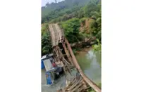 Villagers appeal to Sabah govt after rickety Ranau bridge collapses again