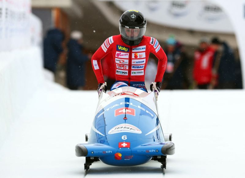 Olympics-Switzerland's Hasler wins European Championship in monobob