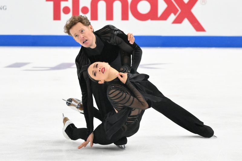 Figure skating-Chock and Bates earn record-setting seventh US ice dance title