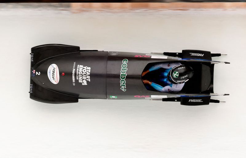 Olympics-Australia's Bree Walker wins monobob World Cup gold in St. Moritz